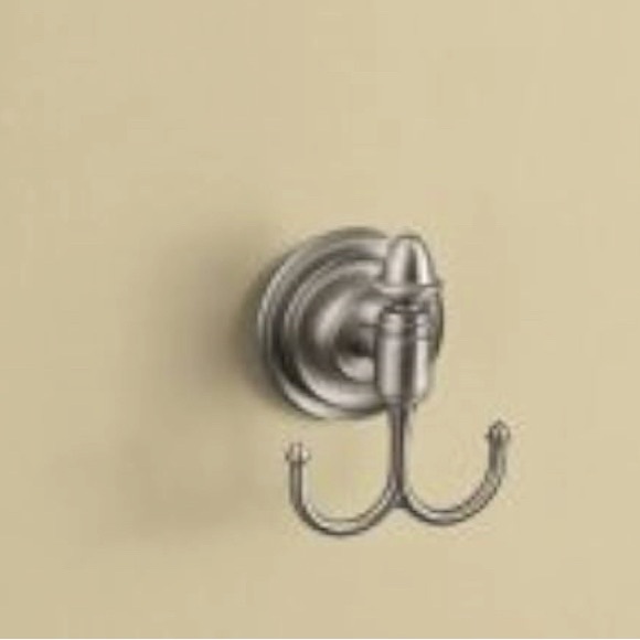 Stockton Wall Mounted Double Robe Hook
See More by Moen in Brushed Nickel - Picture 2 of 6
